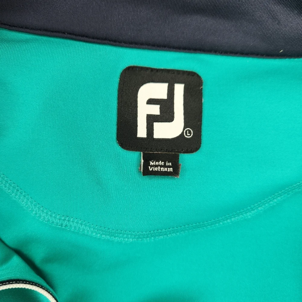 Mens FJ Footjoy Golf Stretch Performance Golf Vest‎ Teal Size Large